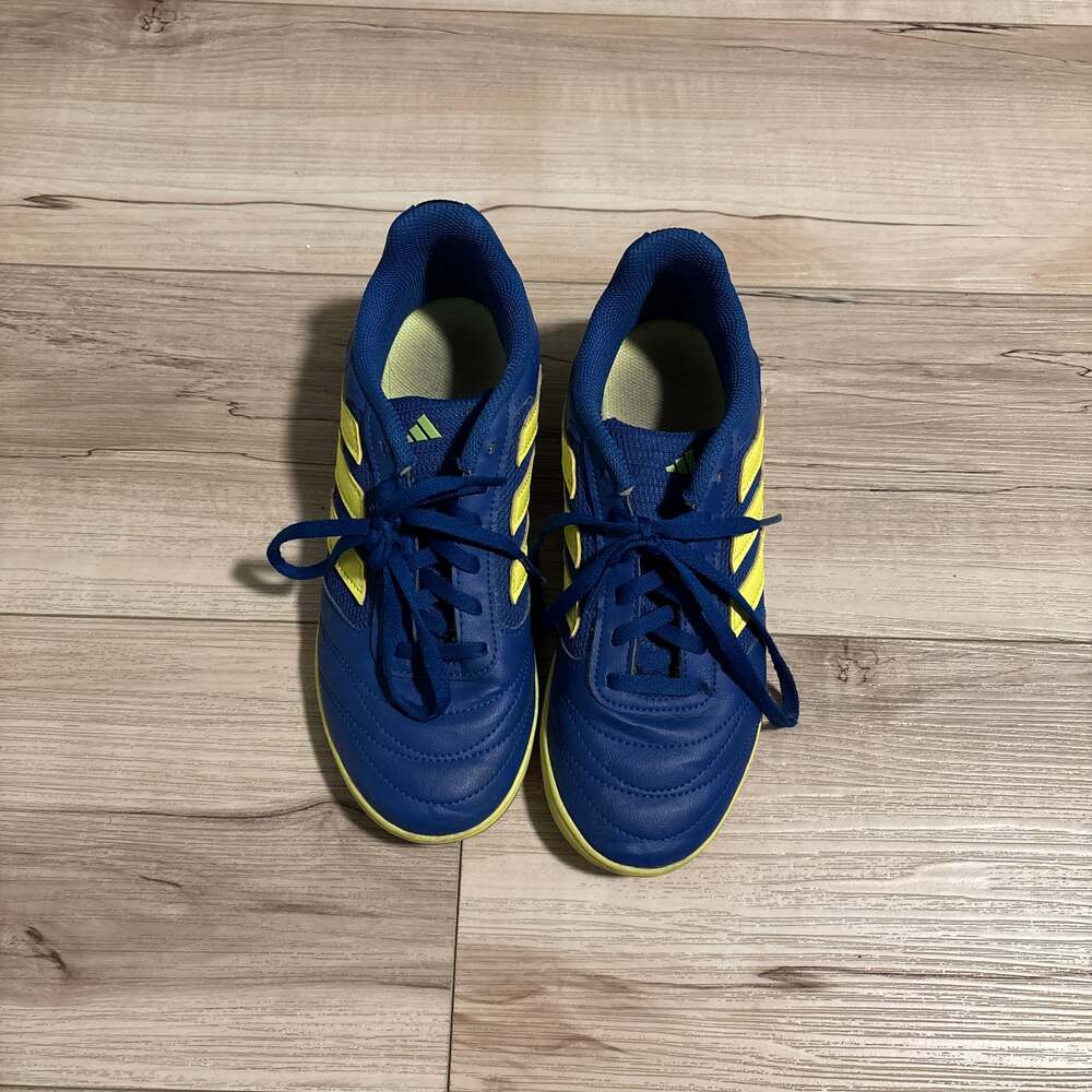 adidas Super Sala 2 Indoor Soccer Futsal Shoes Royal Blue Solar Yellow